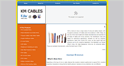 Desktop Screenshot of kmcables.net